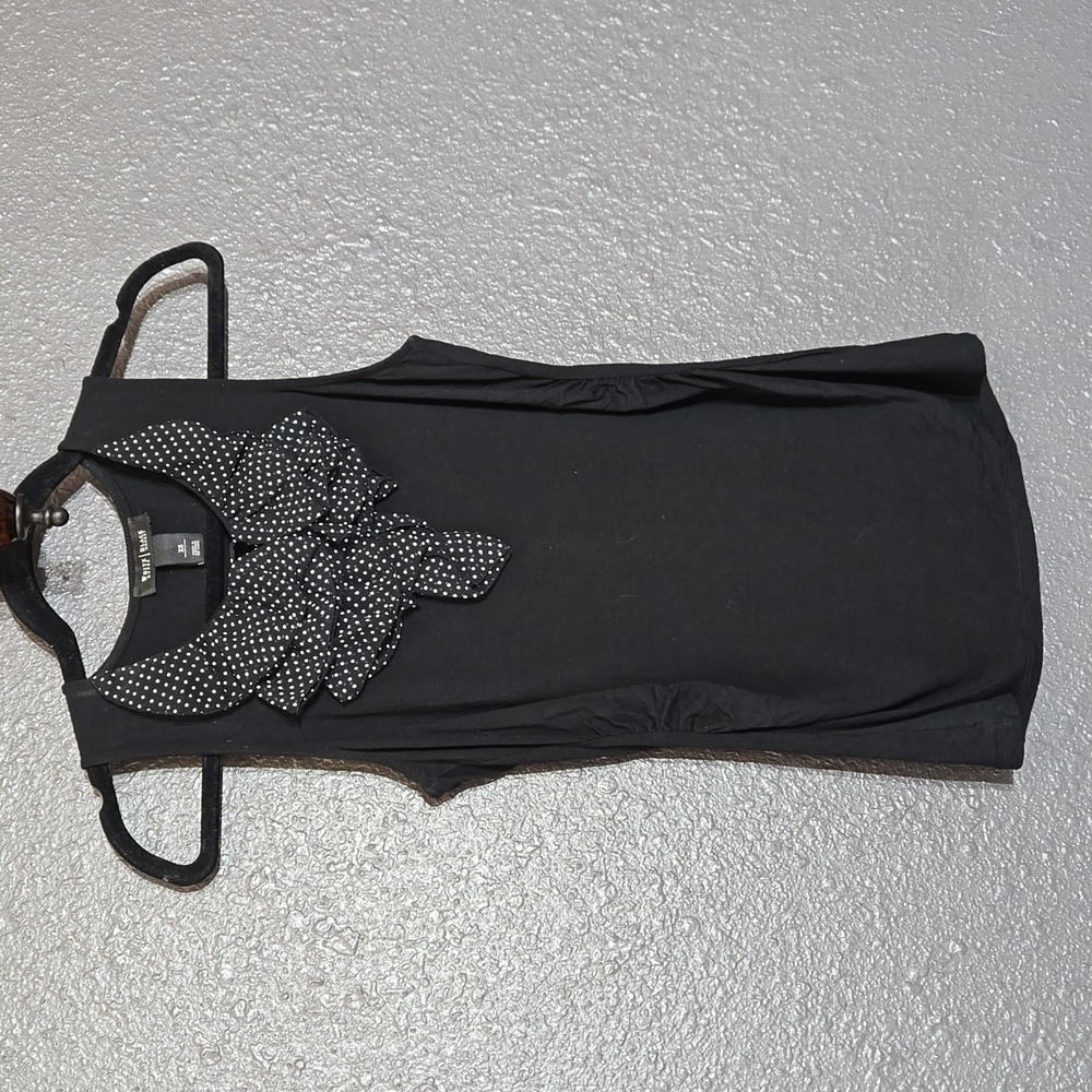 White House Black Market Black Sleeveless Top